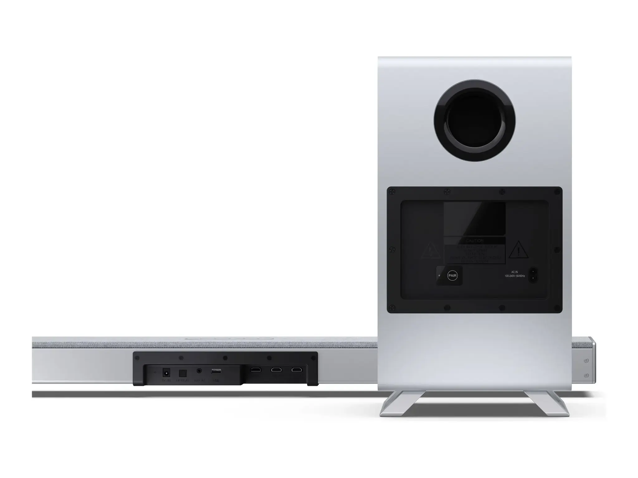Sharp | 3.1.2 Dolby Atmos/DTS:X Soundbar with Wireless Subwoofer | HT-SBW53121(SL) | Bluetooth