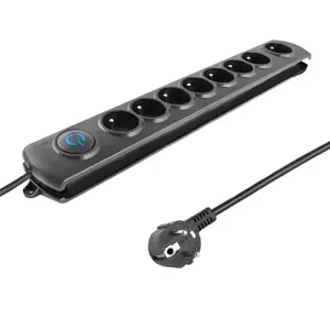 QOLTEC 50114 Apsauga nuo viršįtampių Qoltec 8 maitinimo lizdas 3,0 m