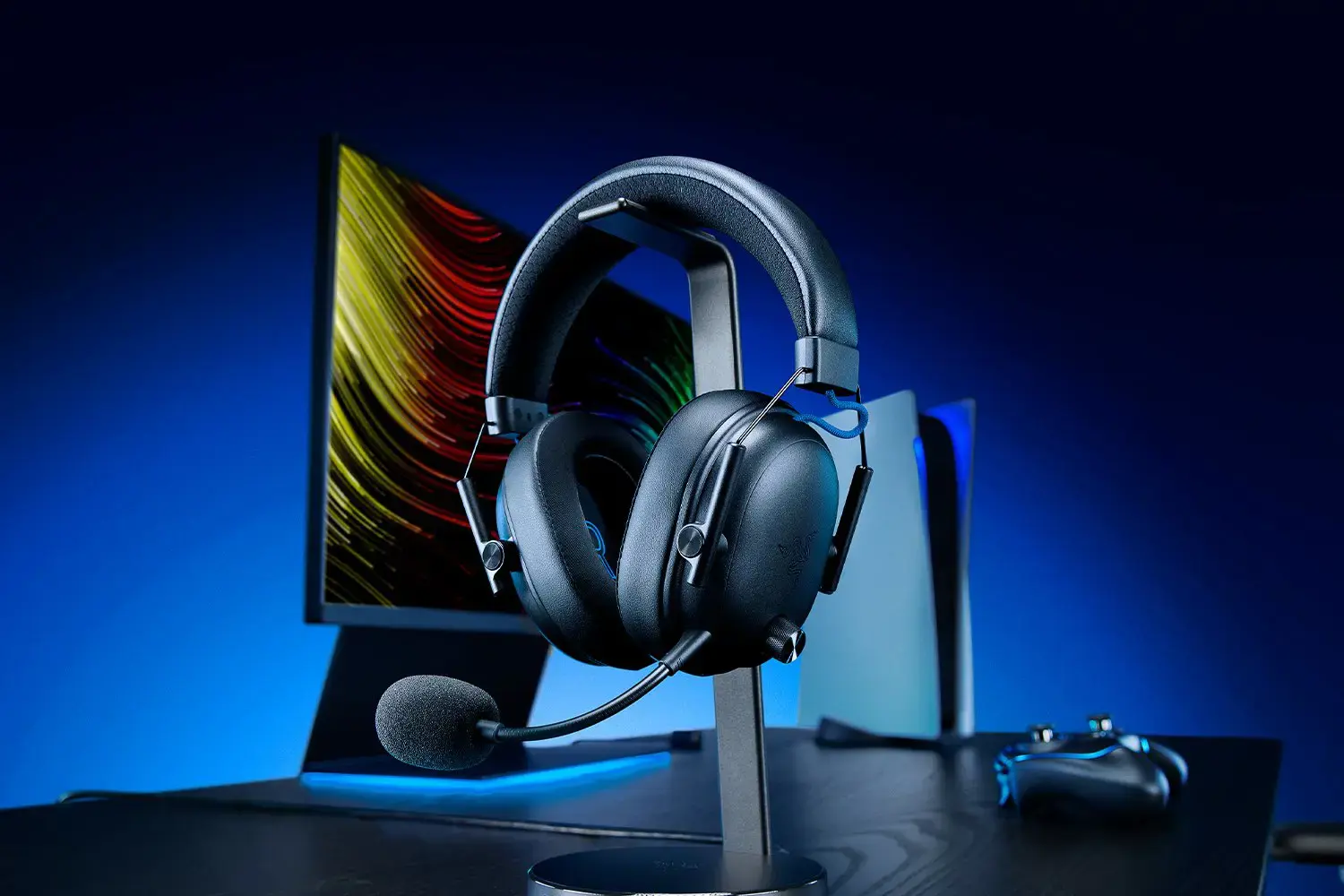 Razer BlackShark V3 For PlayStation Belaidės žaidimų ausinės, Bluetooth, Juoda