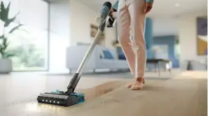 Philips 3000 series XC3131/01, Stick vacuum, Bagless, Black, Blue, Dry, Cyclonic/filtering, Battery