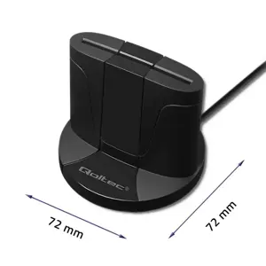 QOLTEC 50632 Išmanusis išmaniųjų ID kortelių skaitytuvas SCR0632 C tipo USB