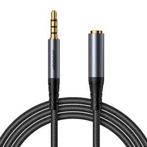 Audio kabelis Joyroom SY-A09 3,5mm (M) to 3,5mm (F) 1.2m juodas