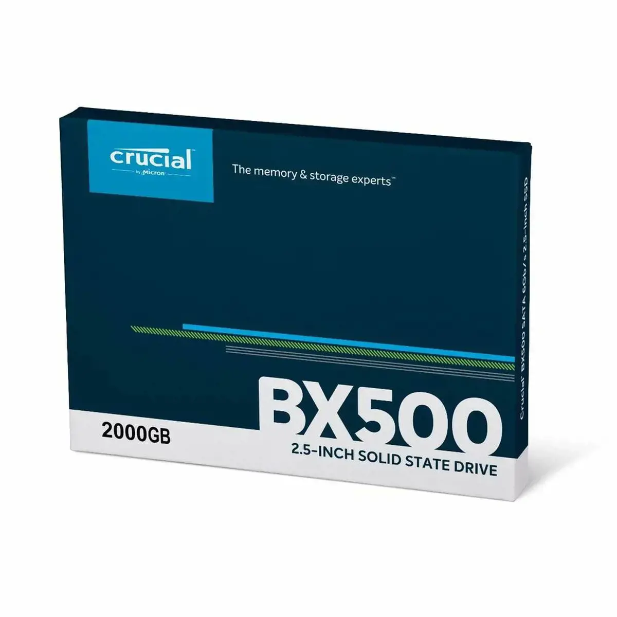 SSD diskas CRUCIAL BX500 2 TB, 2,5", SATA