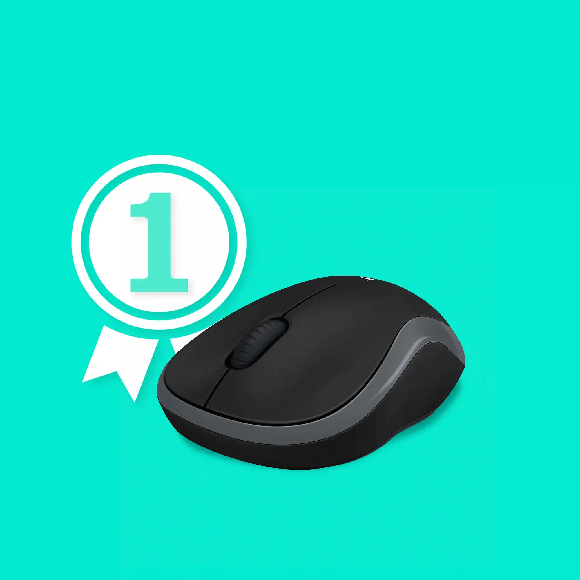 LOGITECH M185 belaidė pelė - SWIFT GREY - EER2