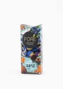 Pieninio šokolado PURE triufelių rinkinys,108 g