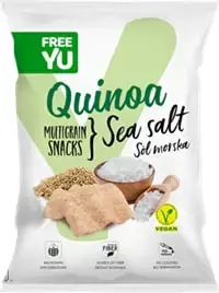 Veganiški kynvos traškučiai FREE YU, su jūros druska, 70 g