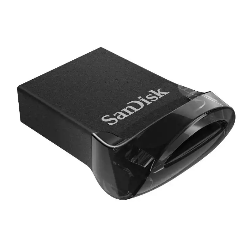 "SanDisk Ultra Fit" 128 GB, USB 3.1 - mažo formato "Plug & Stay" didelės spartos USB diskas; EAN:619659163761