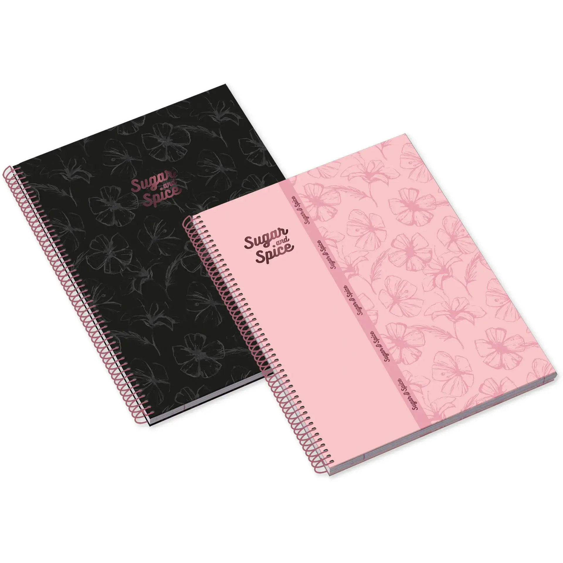 A4 Spiral Book 80sh Ambar Sugar&Spice Lin