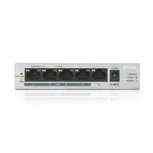 Zyxel GS1005HP, nevaldomas, Gigabit Ethernet (10/100/1000), dvipusis duomenų perdavimas, maitinimas per Ethernet (PoE)