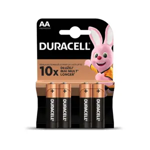 Duracell AA LR6, Single-use battery, AA, Alkaline, 1.5 V, 4 pc(s), Blister