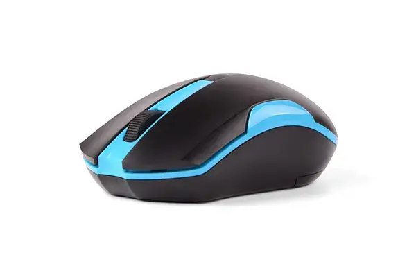 A4-TECH A4TMYS46037 Pelė A4TECH V-TRACK G3-200N-1 Black+Blue WRLS