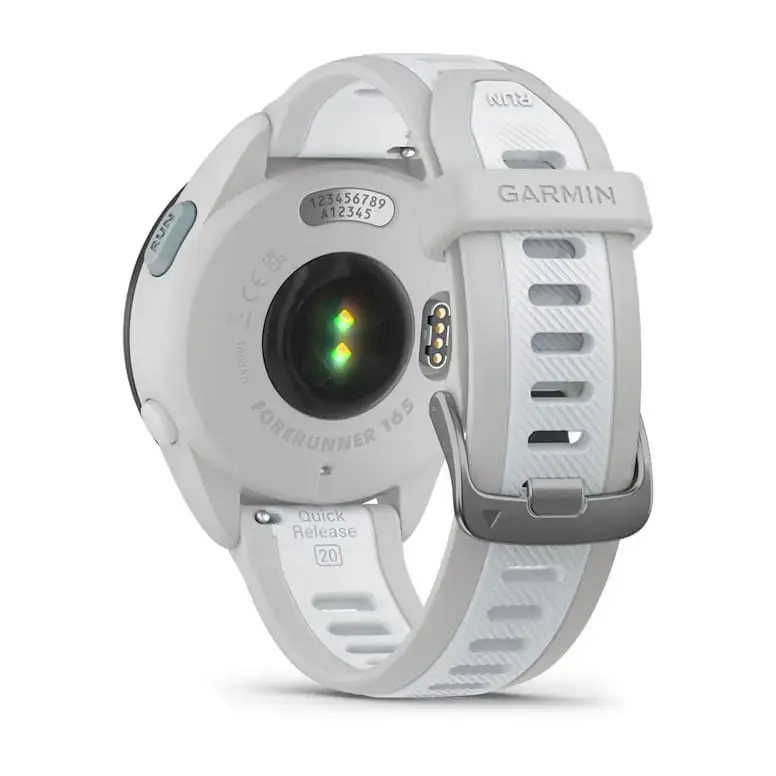 "Garmin Forerunner 165 Music" išmanieji laikrodžiai, Miglotai pilka / baltas akmuo