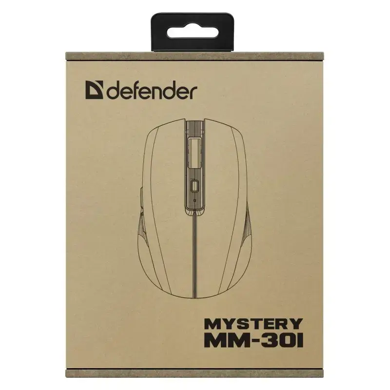 MOUSE DEFENDER MYSTERY MM-301 RF+BT PURPLE 1600dpi 6P