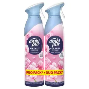 Purškiamas oro gaiviklis AMBIPUR Flowers & Spring, 2x185ml