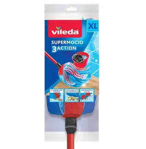 "Vileda 3Action Velour XL" šluostės papildymas