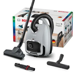 Bosch Serie 6 BGB6X330, 600 W, Cylinder vacuum, Dry, Dust bag, HEPA, Filtering