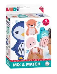 LUDI maudymosi žaislas, sudėk ir prilipink