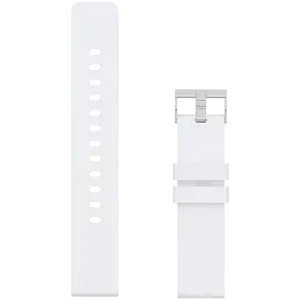 CANYON Otto SW-86, išmanusis laikrodis Realtek 8762DK LCD 1.3'' LTPS 360X360px, G+F 1+gesture 192KB ličio jonų polimero baterija 3.7v 280mAh, sidabrinis aliuminio lydinio korpuso vidurinis rėmas + plastikinis apatinis korpusas + baltas silikoninis dirželis + sidabrinė dirželio sagtis šeimininkas: 45.4*42.4*9.6mm S