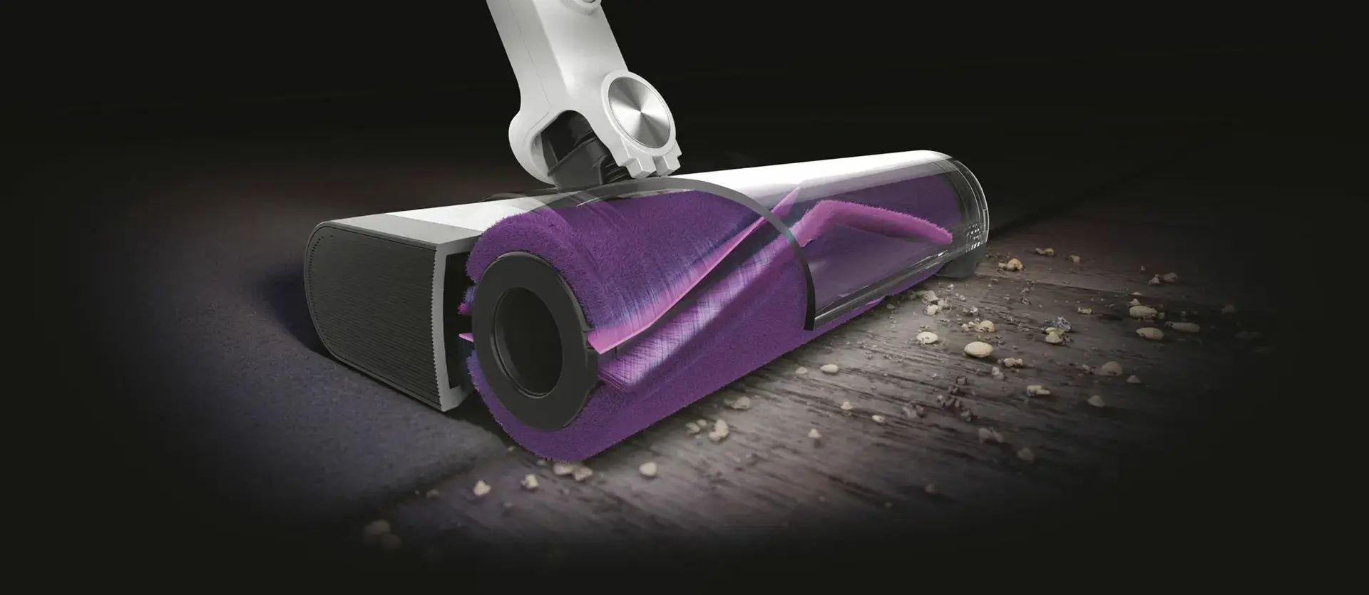 Shark IW1611EU stick vacuum/electric broom Battery Dry Bagless 0.42 L 75 W White 2.5 Ah