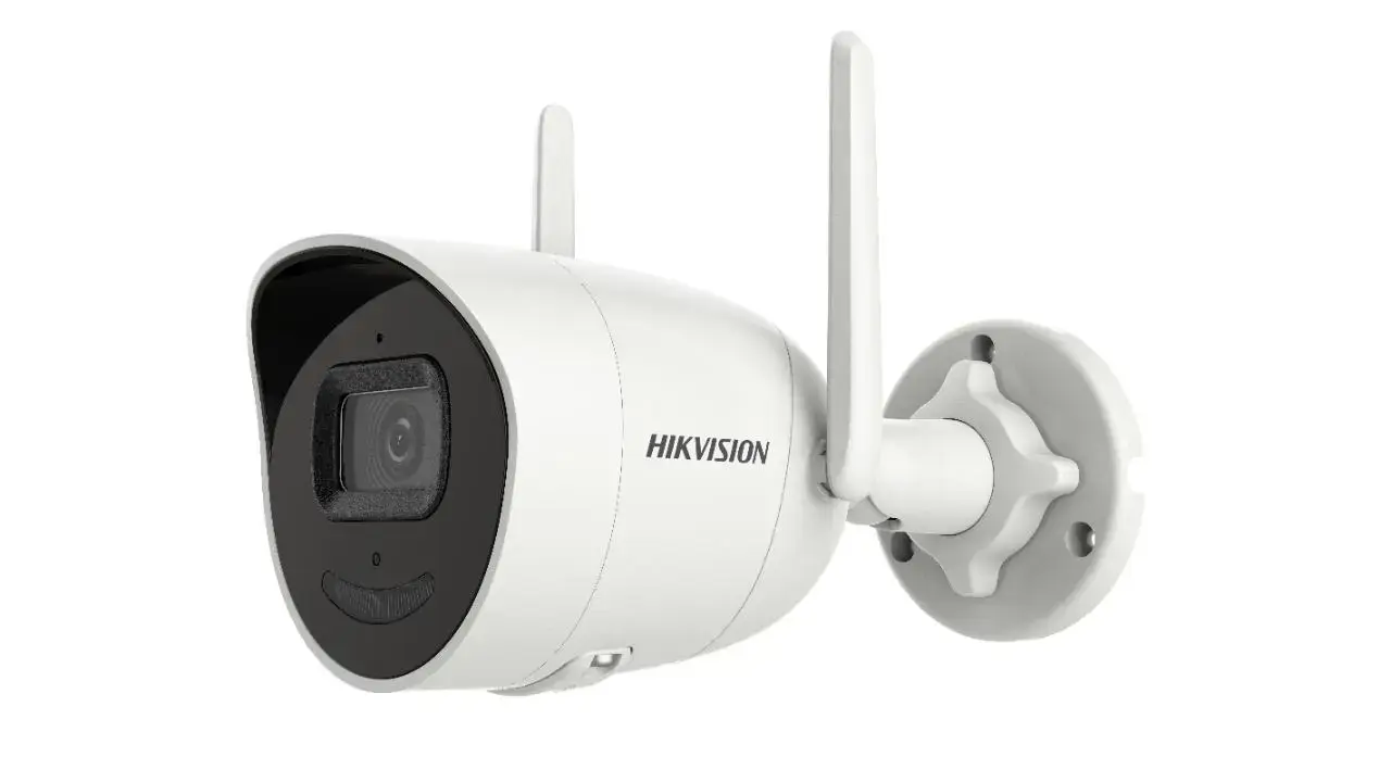 "Hikvision" IP kamera DS-2CV2041G2-IDW(E) F2.8 Bullet, 4 MP, "WiFi", FOV95, H265, IR iki 30 m, IP66, balta
