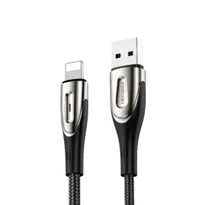 USB ir "Lightning Joyroom Sharp S-M411 3A kabelis, 2 m (juodas)