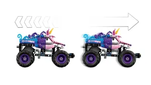 LEGO TECHNIC 42220 Monster Jam Sparkle Smash Pull-Back
