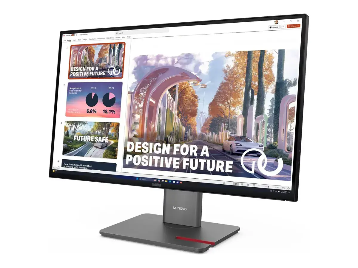 LENOVO 27" P27QD-40 QHD IPS 16:9 120HZ DP/HDMI/USB-C(140W)/RJ45