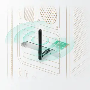 TP-Link TL-WN781ND, vidinis, belaidis, PCI Express, WLAN, 150 Mbps, žalias