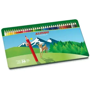 Spalvinimo pieštukai Alpino Multicolour 36 vnt.