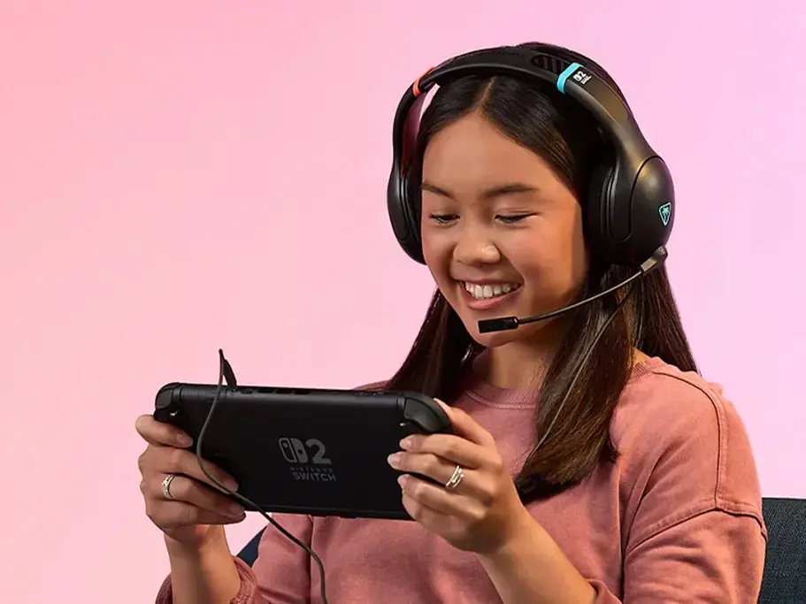 Turtle Beach headset Airlite Fit Nintendo Switch 2, black