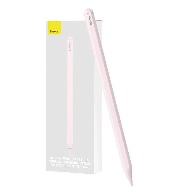 Belaidis rašiklis telefonui / planšetiniam kompiuteriui "Baseus Smooth Writing 2" (rausvas)