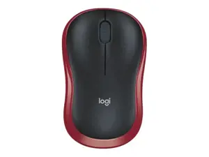 LOGITECH M185 belaidė pelė - raudona - EWR2