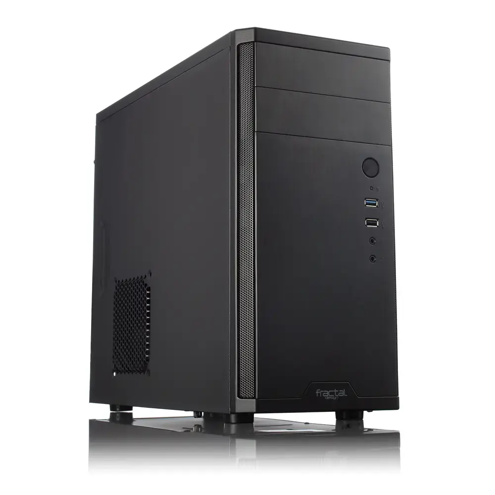 Fractal Design CORE 1100, Mini Tower, Kompiuteris, Juodas, micro ATX, Mini-ITX, HDD, Maitinimas, 14,8 cm