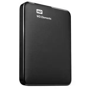 "WD Elements" 1,5 TB HDD USB3.0 nešiojamasis 2,5 colio RTL išorinis RoHS reikalavimus atitinkantis pigus juodas