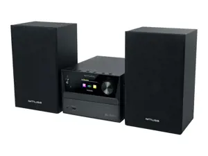 "Muse" "Bluetooth" mikrosistema su DAB+/FM radiju .M-70 DBT 2x20 W, "Bluetooth", CD grotuvas, AUX įvestis