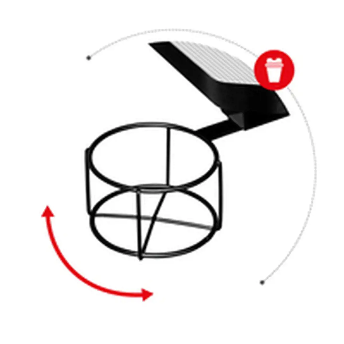 ŽAIDIMŲ STALAS HUZARO HERO 2.5 WHITE