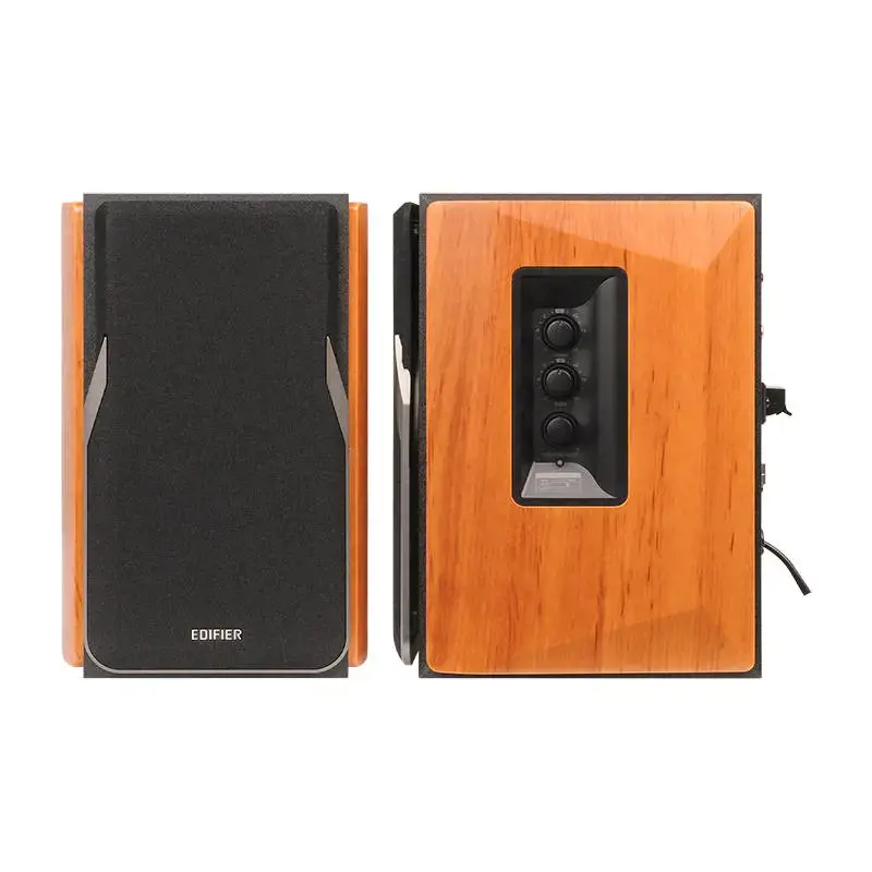 "Edifier" profesionalios knygų lentynos garsiakalbiai R1380DB Brown, "Bluetooth", belaidis ryšys