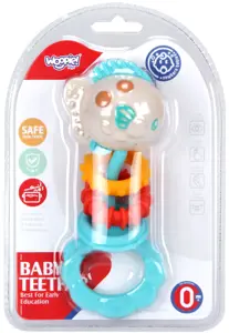 WOOPIE BABY sensorinis žaislas 2in1 Rattle Teether