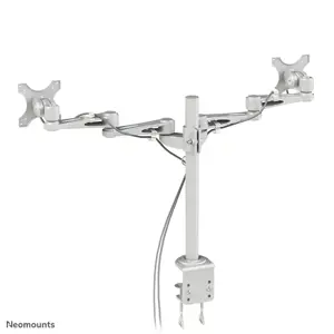 "Neomounts by Newstar" monitoriaus laikiklis ant stalo, Laikiklis, 6 kg, 35,6 cm (14"), 68,6 cm (27"), 100 x 100 mm, sidabrinis