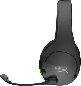 "HyperX CloudX Stinger Core" - belaidės žaidimų ausinės (juodai žalios) - "Xbox", belaidės, žaidimų, 20-20000 Hz, 275 g, ausinės, juodos, žalios