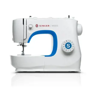 Singer siuvimo mašina M3205 Dygsnių skaičius 23, Sagų skaičius 1, Balta