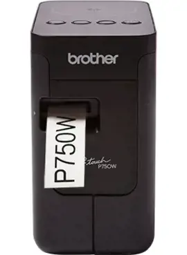 Brother PT-P750W, HSE/TZe, 180 x 180 DPI, 30 mm/s, laidinis ir belaidis, integruotas akumuliatorius, ličio jonų (Li-Ion)