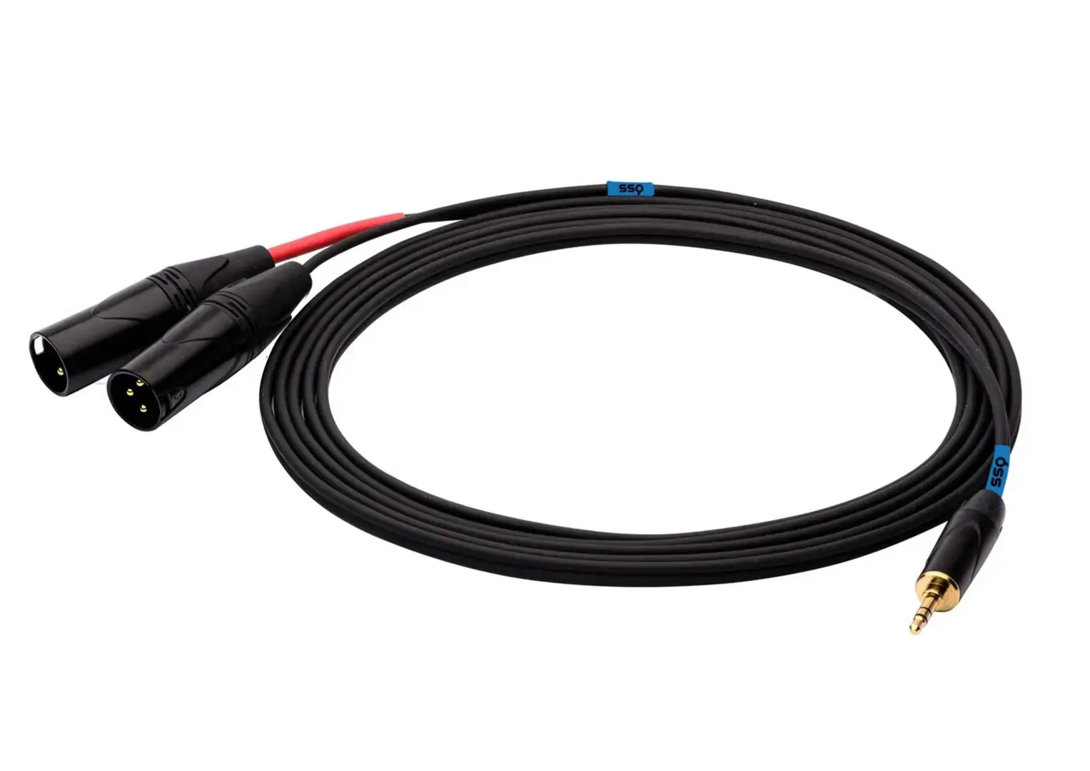 SSQ MIXLR3 - 3,5 mm stereofoninis lizdas - 2x XLR išorinis lizdas