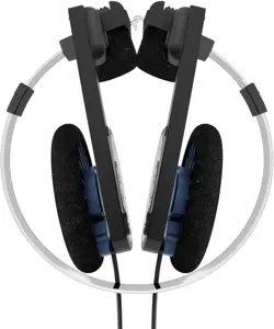 "Koss" ausinės PORTA PRO CLASSIC laidinės, 3,5 mm, ant ausų, juodos/ sidabrinės spalvos