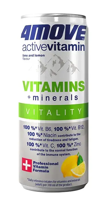 Vitamininis vanduo 4MOVE Active Vitamin Vitamins + Minerals, 330 ml