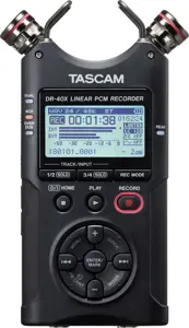 Diktofonas Tascam DR-40X Blykstės kortelė Juoda