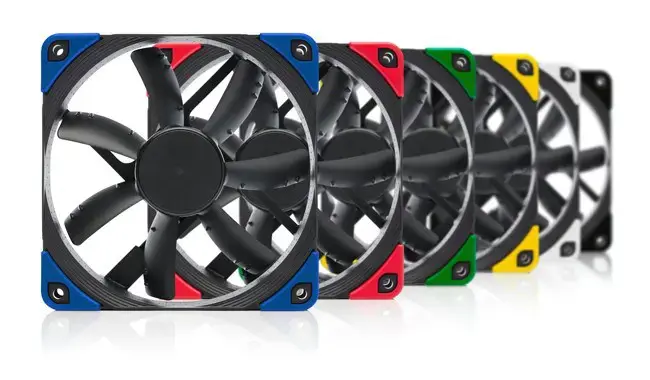 NOCTUA 120 mm NF-S12A PWM CHromax Black Swap spalvų ventiliatorius