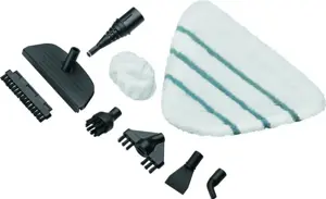 "Clatronic DR 3539" nešiojamasis garų valytuvas 0,3 l pilka, oranžinė 1500 W