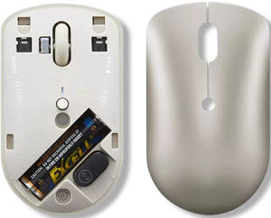 Lenovo 540, Ambidextrous, Optical, RF Wireless, 2400 DPI, Sand