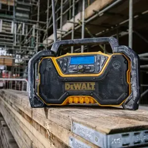 DeWALT DCR029-QW radijo imtuvas Nešiojamasis juodas, geltonas